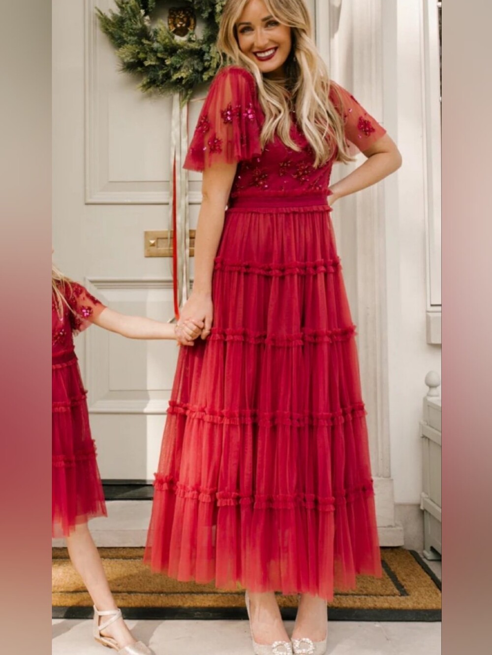 Ivy City Co. Anastasia Dress in Red - Women’s 1X